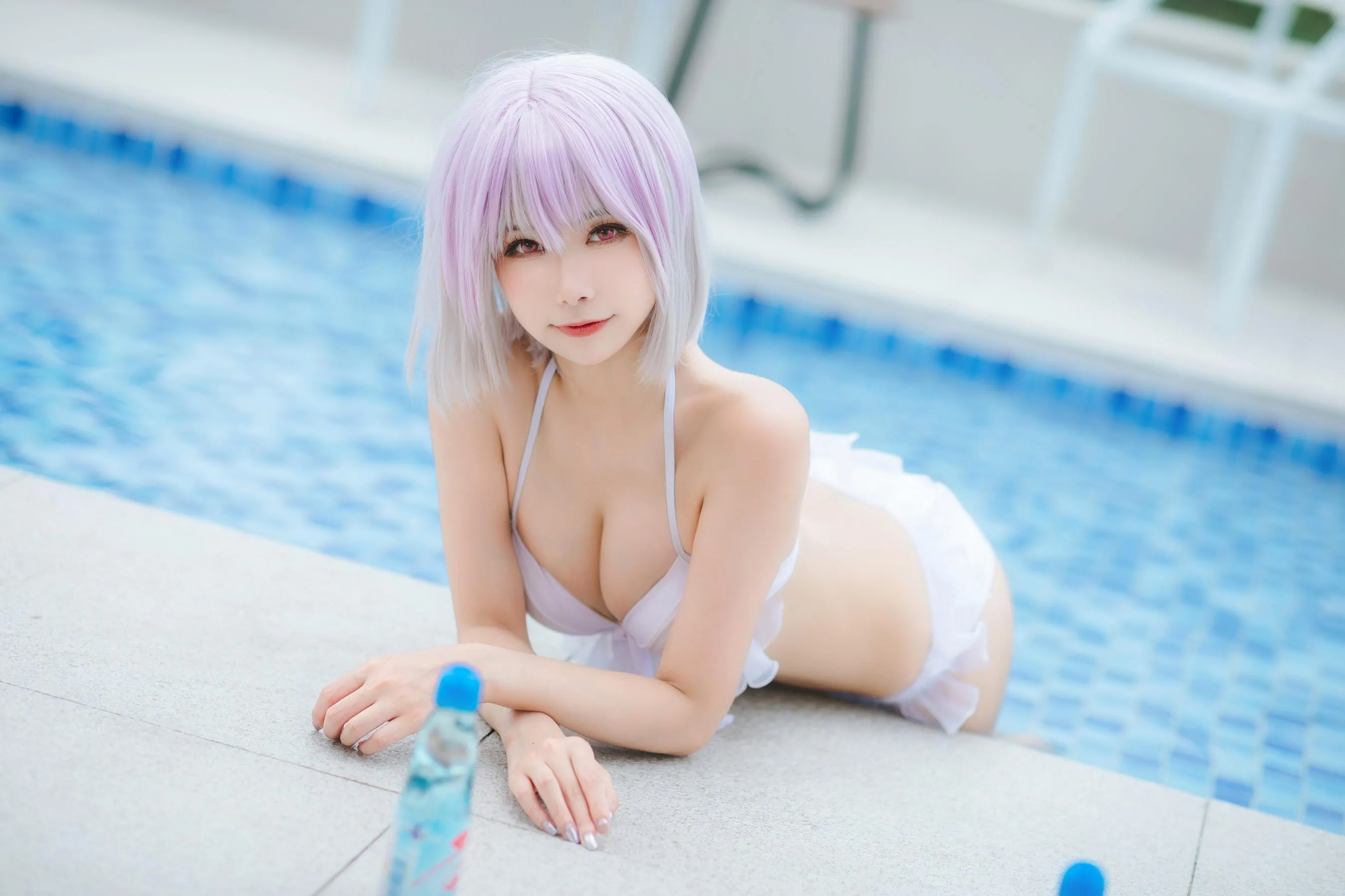 Momoko葵葵 – NO.35 瓜希酱 SSSS.GRIDMAN 宝多六花新条茜 泳装 [55P]插图6